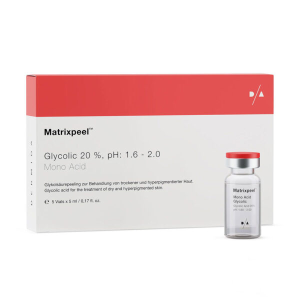 Matrixpeel ķīmiskais pīlings - glikolskābe 20% 5 x 5 ml
