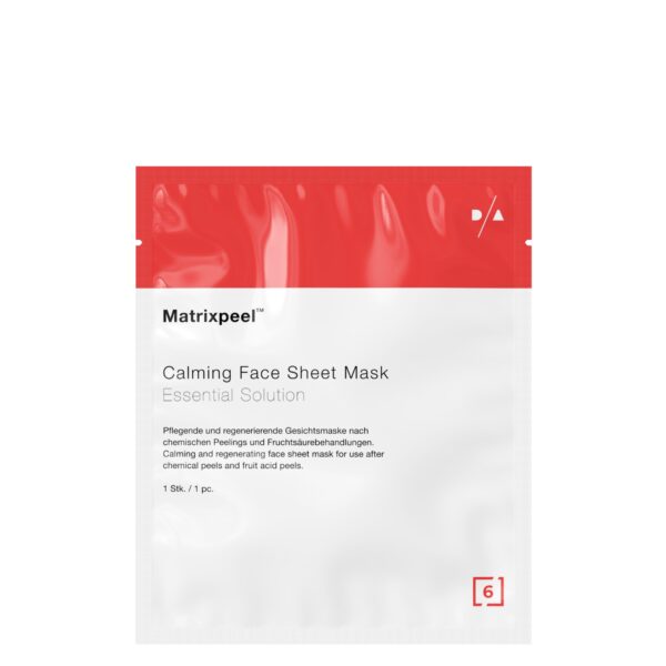 D/A Matrixpeel Mitrinoša un nomierinoša maska